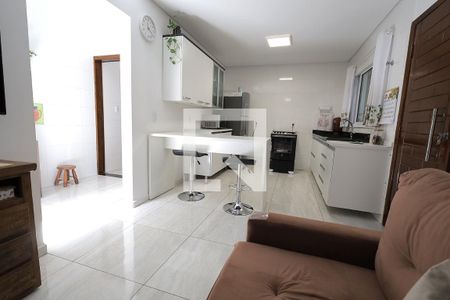Sala de casa à venda com 2 quartos, 117m² em Vila Camilópolis, Santo André