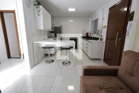 Sala de casa à venda com 2 quartos, 117m² em Vila Camilópolis, Santo André