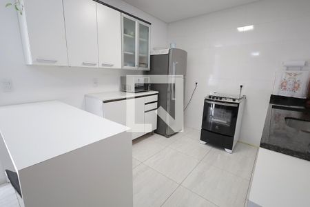 Cozinha de casa à venda com 2 quartos, 117m² em Vila Camilópolis, Santo André