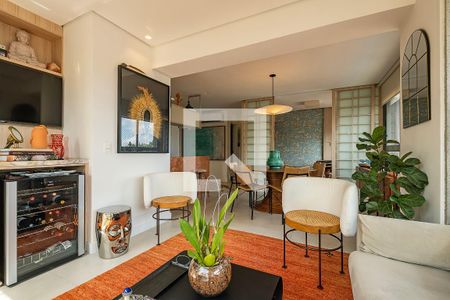 Sala/Cozinha de apartamento para alugar com 1 quarto, 70m² em Jardins, São Paulo