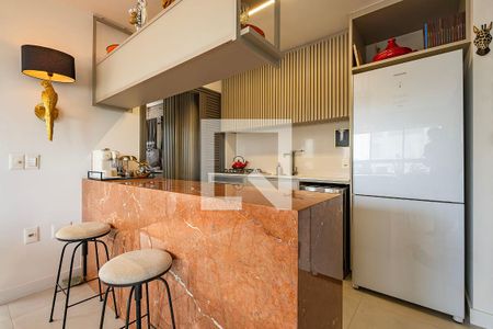 Sala/Cozinha de apartamento para alugar com 1 quarto, 70m² em Jardins, São Paulo