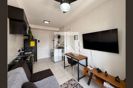 Sala  de apartamento à venda com 1 quarto, 29m² em Jardim Caravelas, São Paulo