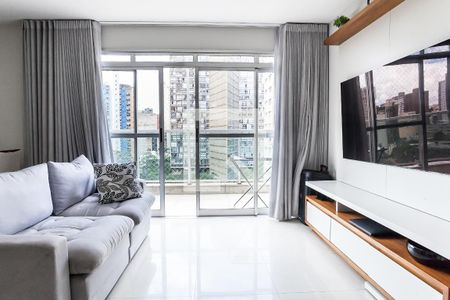 sala de apartamento à venda com 3 quartos, 95m² em Santo Agostinho, Belo Horizonte