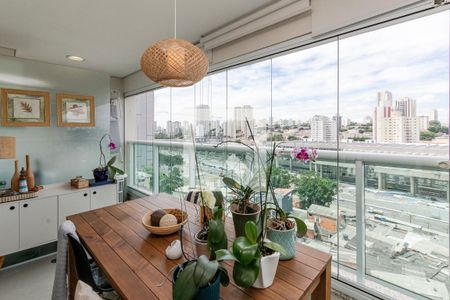 Varanda da Sala de apartamento para alugar com 1 quarto, 43m² em Campo Belo, São Paulo