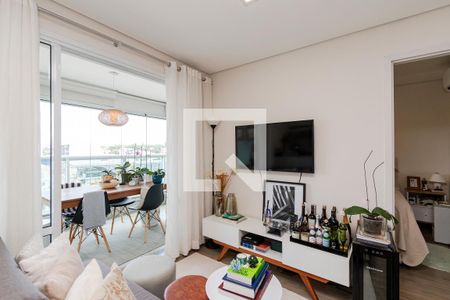 Sala de apartamento para alugar com 1 quarto, 43m² em Campo Belo, São Paulo