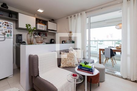 Sala de apartamento para alugar com 1 quarto, 43m² em Campo Belo, São Paulo