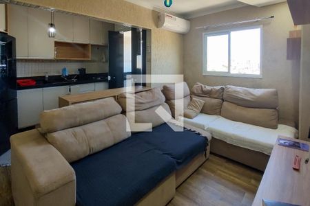 Sala de apartamento para alugar com 1 quarto, 35m² em Vila Tupi, Praia Grande
