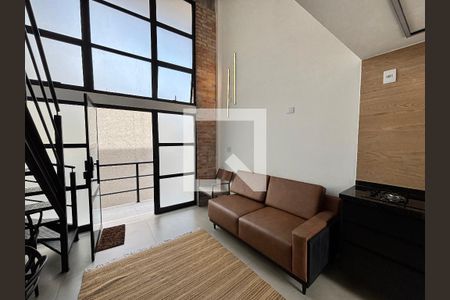 Sala/Cozinha de apartamento para alugar com 1 quarto, 50m² em Mirandópolis, São Paulo