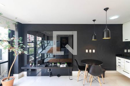 Sala de apartamento à venda com 1 quarto, 50m² em Vila Nova Conceição, São Paulo
