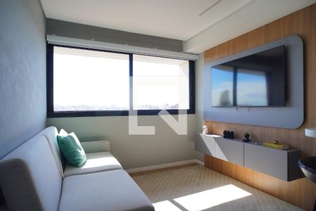 Sala_Cozinha  de apartamento à venda com 1 quarto, 32m² em Rio Branco, Porto Alegre