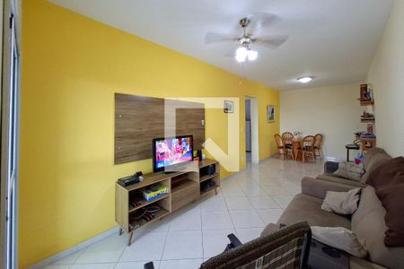 Sala de apartamento para alugar com 2 quartos, 100m² em Guilhermina, Praia Grande