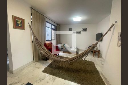 Sala  de apartamento à venda com 3 quartos, 80m² em Funcionários, Belo Horizonte
