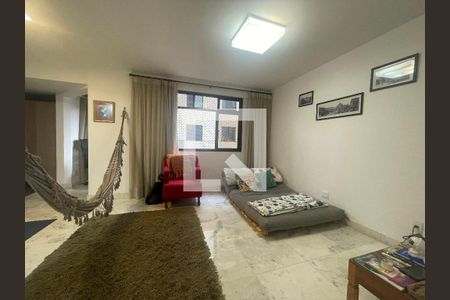 Sala  de apartamento à venda com 3 quartos, 80m² em Funcionários, Belo Horizonte