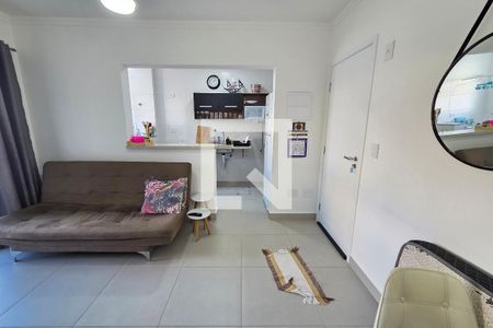 Sala de apartamento para alugar com 1 quarto, 56m² em Aviação, Praia Grande