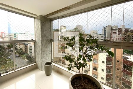 Varanda da Sala de apartamento à venda com 4 quartos, 170m² em Buritis, Belo Horizonte