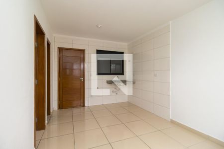 Sala/Cozinha de apartamento para alugar com 1 quarto, 32m² em Vila Tolstoi, São Paulo