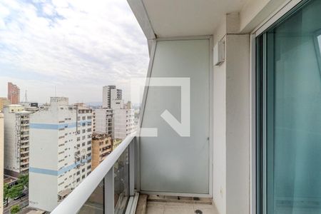 Varanda de kitnet/studio para alugar com 1 quarto, 22m² em Centro Histórico de São Paulo, São Paulo