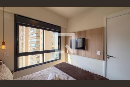 Quarto Suíte de apartamento à venda com 1 quarto, 28m² em Brooklin, São Paulo