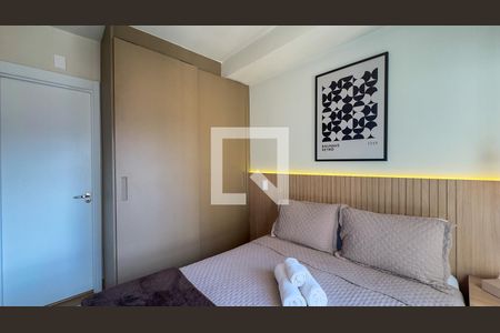 Quarto Suíte de apartamento à venda com 1 quarto, 28m² em Brooklin, São Paulo