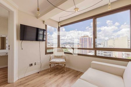 Sala de apartamento para alugar com 1 quarto, 45m² em Rio Branco, Porto Alegre