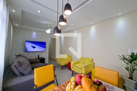 Sala de apartamento para alugar com 2 quartos, 76m² em Cidade Ocian, Praia Grande