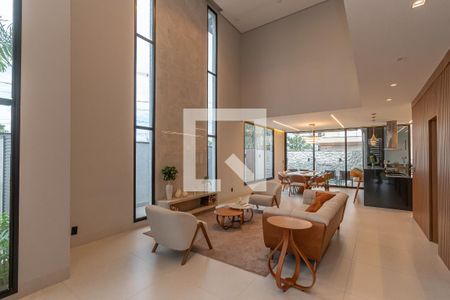 Sala de Estar de casa de condomínio para alugar com 3 quartos, 287m² em Parque Olívio Franceschini, Hortolândia