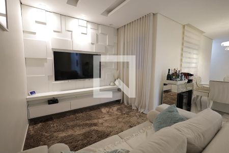 Sala de apartamento à venda com 2 quartos, 75m² em Campestre, Santo André
