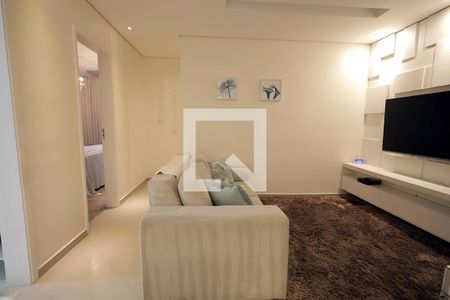 Sala de apartamento à venda com 2 quartos, 75m² em Campestre, Santo André