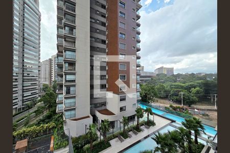 Vista da Varanda da Sala de apartamento à venda com 2 quartos, 77m² em Indianópolis, São Paulo