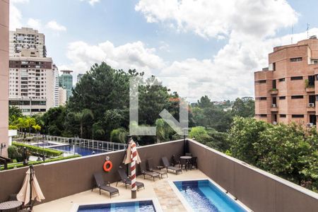 Vista da Varanda de apartamento à venda com 2 quartos, 68m² em Empresarial 18 do Forte, Barueri