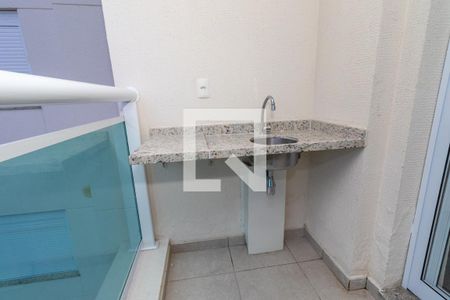Varanda da Sala de apartamento à venda com 1 quarto, 41m² em Barra Funda, São Paulo