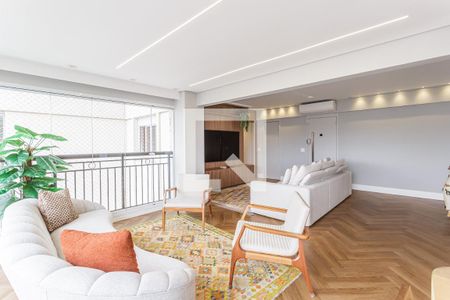 Sala de apartamento à venda com 3 quartos, 176m² em Indianópolis, São Paulo