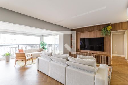 Sala de apartamento à venda com 3 quartos, 176m² em Indianópolis, São Paulo