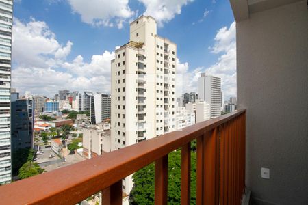 Varanda e Vista de kitnet/studio para alugar com 1 quarto, 24m² em Pinheiros, São Paulo