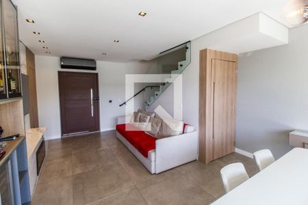 Sala  de casa de condomínio para alugar com 3 quartos, 152m² em Residencial Onze (alphaville), Santana de Parnaíba