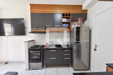 Sala/cozinha de apartamento à venda com 2 quartos, 34m² em Cambuci, São Paulo