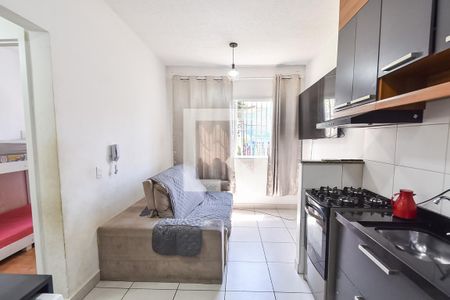 Sala/cozinha de apartamento à venda com 2 quartos, 34m² em Cambuci, São Paulo
