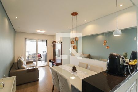 Sala/cozinha/área de serviço de apartamento à venda com 2 quartos, 57m² em Lauzane Paulista, São Paulo