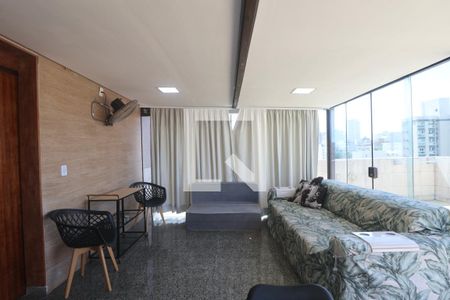 Sala de apartamento para alugar com 2 quartos, 120m² em Centro, Guarujá