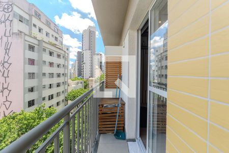 Sacada de kitnet/studio para alugar com 1 quarto, 26m² em Bela Vista, São Paulo