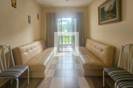 Sala de apartamento para alugar com 1 quarto, 65m² em Vila Julia, Guarujá