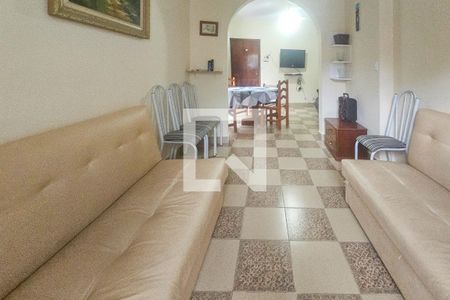 Sala de apartamento para alugar com 1 quarto, 65m² em Vila Julia, Guarujá