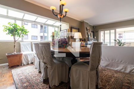 Sala de Jantar de apartamento à venda com 3 quartos, 192m² em Moema, São Paulo