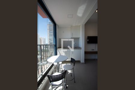 Varanda Sala  de apartamento para alugar com 1 quarto, 45m² em Parque Campolim, Sorocaba