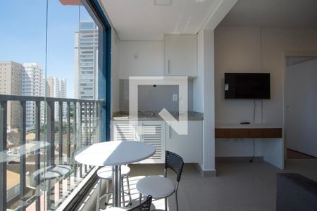 Varanda Sala  de apartamento para alugar com 1 quarto, 45m² em Parque Campolim, Sorocaba