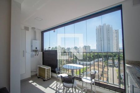 Varanda Sala  de apartamento para alugar com 1 quarto, 45m² em Parque Campolim, Sorocaba
