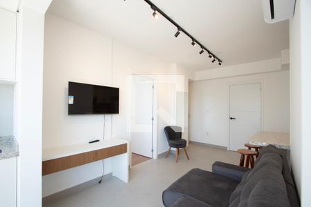 Sala  de apartamento para alugar com 1 quarto, 45m² em Parque Campolim, Sorocaba