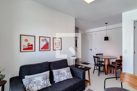 Sala de apartamento para alugar com 1 quarto, 42m² em Barra Funda, São Paulo