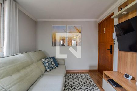 Sala de apartamento à venda com 2 quartos, 51m² em Jardim Alvorada, Santo André