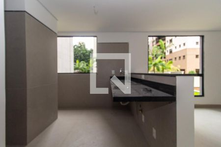 Cozinha de apartamento à venda com 2 quartos, 68m² em Lourdes, Belo Horizonte